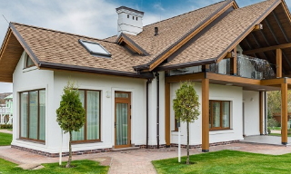 Проект дома с мансардой в Кузнецке | цена от 308460 рублей от Строй-Кнц