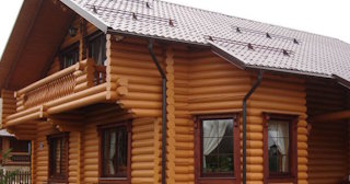 Строительство дома из оцилиндрованного бревна в Кузнецке - от 133666 рублей